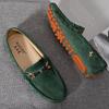 Мужские кожаные мокасины большого размера 37-48 Мужская повседневная обувь Модная мужская обувь Мужские мокасины из натуральной кожи Мокасины слипоны Мужские туфли на плоской подошве Мужская обувь для вождения