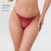 Женские летние кружевные хлопковые стринги Pure Desire