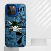 Мягкий чехол для iPhone 11 12 13 Pro Max 14 15 16 Plus 16e One Piece Логотип Кости