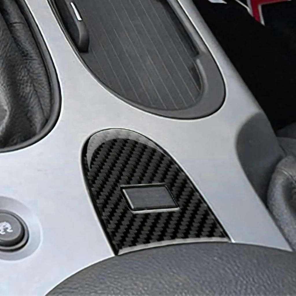 Gear Shift Panel Cover Trim for Chevrolet Corvette C6 2005-2007 Interior Accessory Carbon Fiber Style