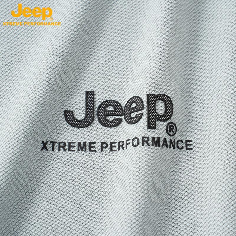 Jeep Мужская футболка с коротким рукавом из ледяного шелка, быстросохнущая