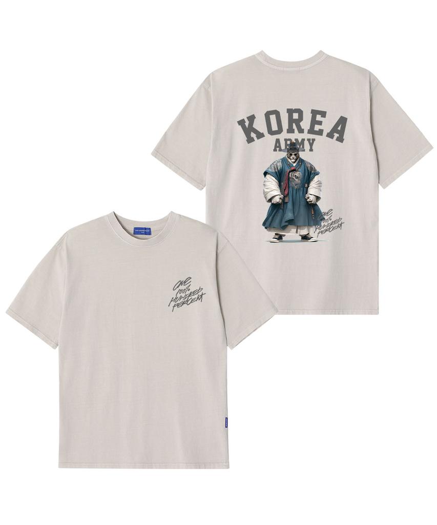 OHP Ohpxharmonia Joseon Warrior Pigment Short Sleeve T-Shirt 6