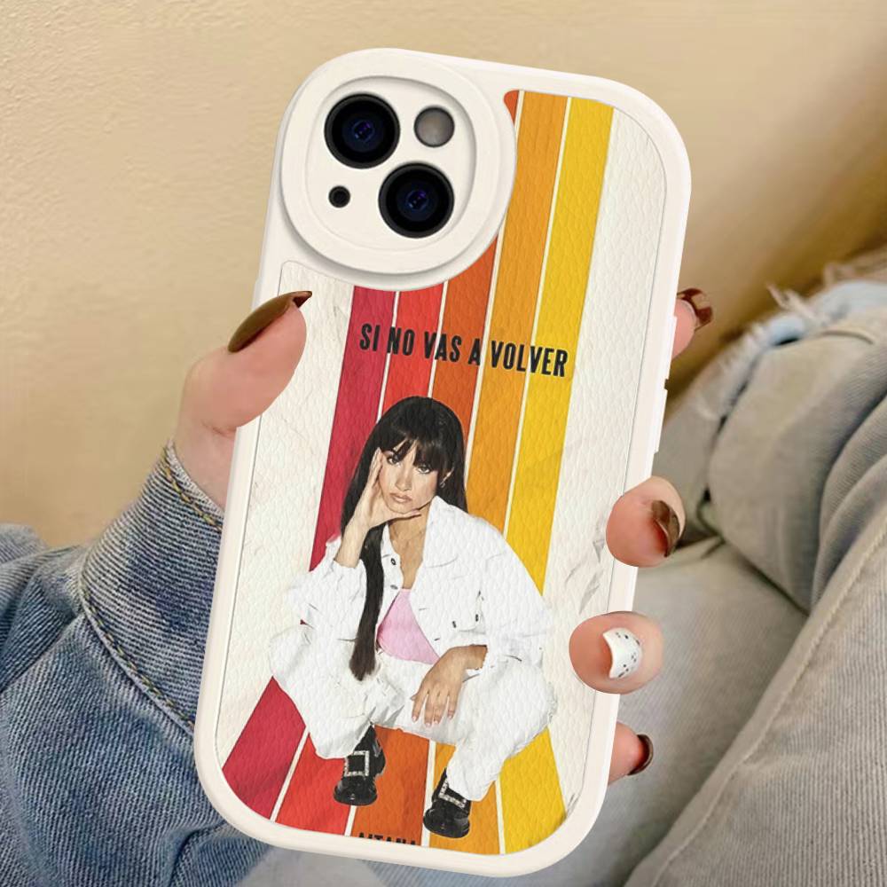 Singer A-Aitana Ocana Phone Case For IPhone 16 15 14 13 12 11 Pro Max Plus Leather Shockproof Cover