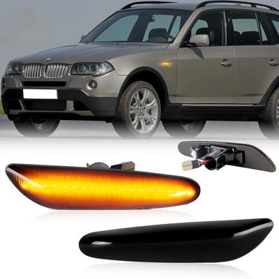 POPMOTORZ Светодиодный боковой габаритный огонь, E90, E91, E92, E93, Мигающий указатель поворота, Высокая яркость LED