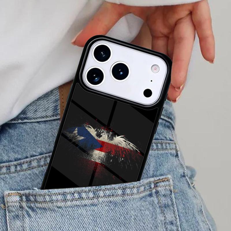 Puerto Rico Flag print Phone Case for iPhone 17ProMax 12 13 14 15 16e 17 Pro Max Plus Air Cover