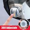 2Pcs 360° Blind Spot Mirror Car Reversing Rearview Mirror Small Circular Mirror