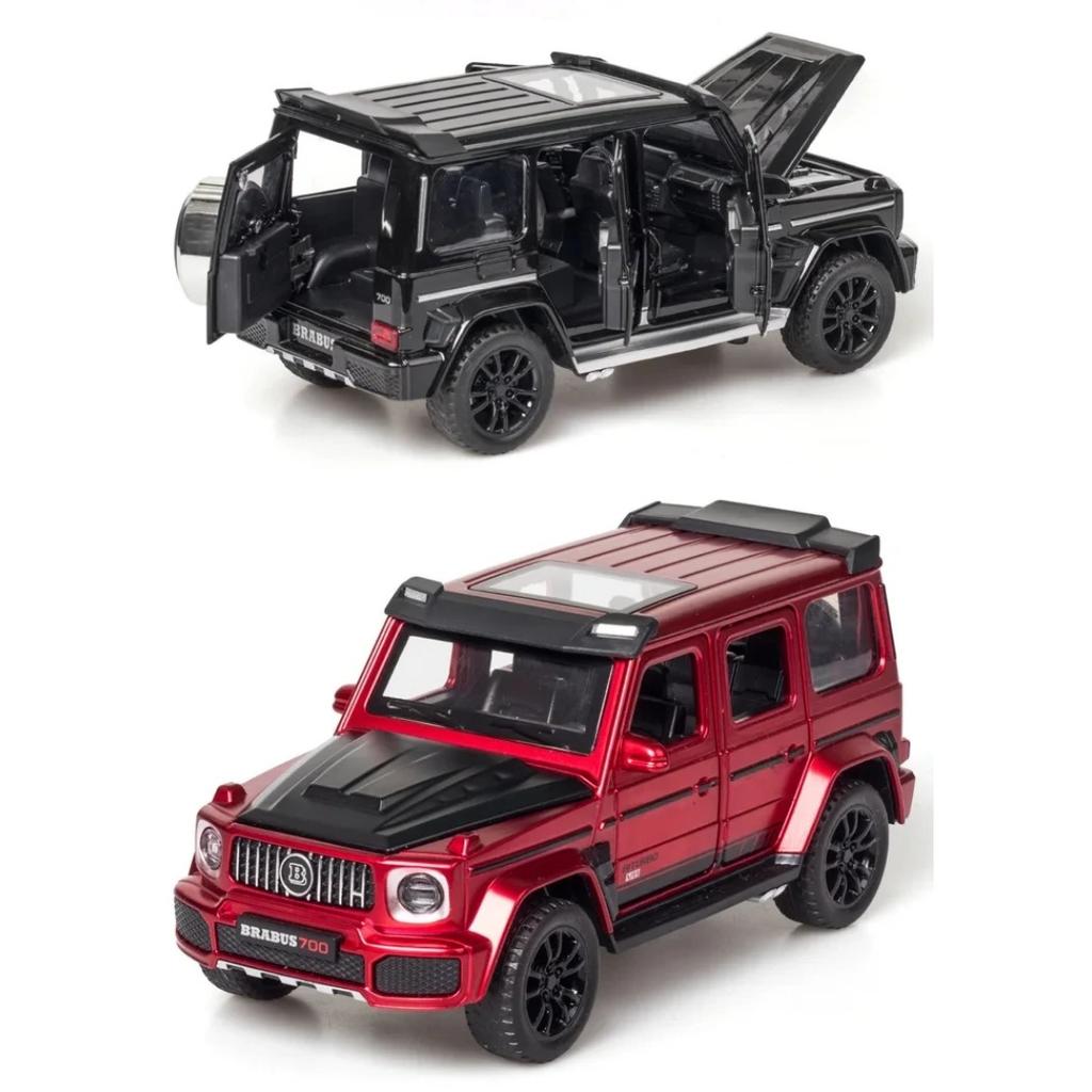 1/32 BENZ G700 Alloy Car Model Simulation Toy Diecast Vehicles Off-road SUV with Sound N Light Collectible Kids' Gift 111