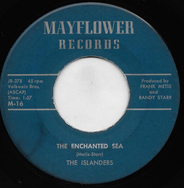 7-дюймовая пластинка ISLANDERS - Зачарованное море / Поллианна M16 Mayflower Recor 1959 US Поп Б/У
