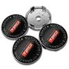 For Toyota YarXP114Pcs For Toyota TRD Corolla Auris Yaris Prius Highlander 60mm 56mm Car Wheel Center Hub Cap Rim Cover Stickers Badge Accessories