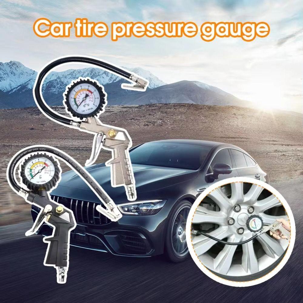 220PSI Tire Air Pressure Inflator 0-16Bar Digital Tire Inflation Adapter SUV Tire Inflation