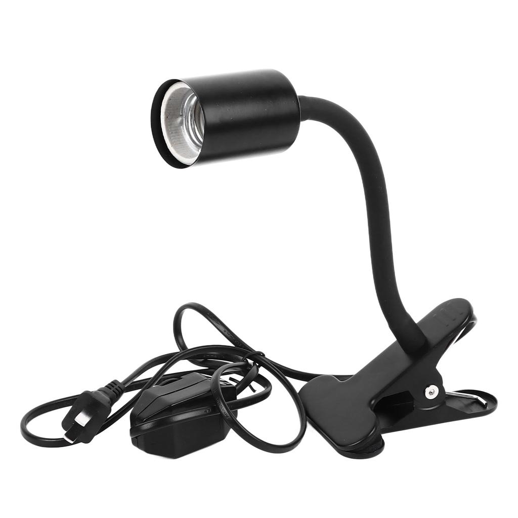 Reptile Clamp Heat Lamp UVA Full Spectrum Brightness Adjustable Reptile Basking Heat Lamp for
