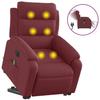 VidaXL Electric Massage Recliner, Relaxation Chair with Backrest, Seat with Armrests, TV Armchair of 3205019