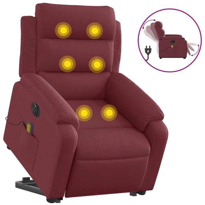 VidaXL Electric Massage Recliner, Relaxation Chair with Backrest, Seat with Armrests, TV Armchair of 3205019