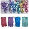 100Pcs DIY Long Balloons Rainbow Twisting Animal Modeling Balloons Christmas Thickening Latex Assorted Color Balloons