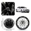 4pcs 56mm 60mm 65mm Car Wheel Center Hub Cap Sticker Badge For BMW M Performance E90 E92 F07 G22 G30 G20 F34 F10 E71 F20 F40 E60 E70