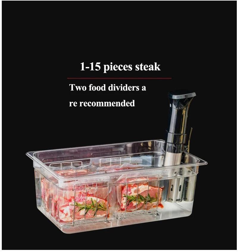 25 л контейнер для приготовления су-вид без BPA с крышкой - термостойкий для точных низкотемпературных блюд (Подходит для большинства погружных циркуляторов)