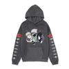 Mens Naruto Anime Hoodie Winter Fleece Lined Oversized Cotton Blend Sweatshirt Teens Casual Streetwear
