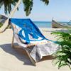 Olympique de Marseille Print Beach Towel, Large Soft Quick Dry Towel for Beach Camping Swimming