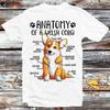Anatomy of A Welsh Corgi T Shirt B730