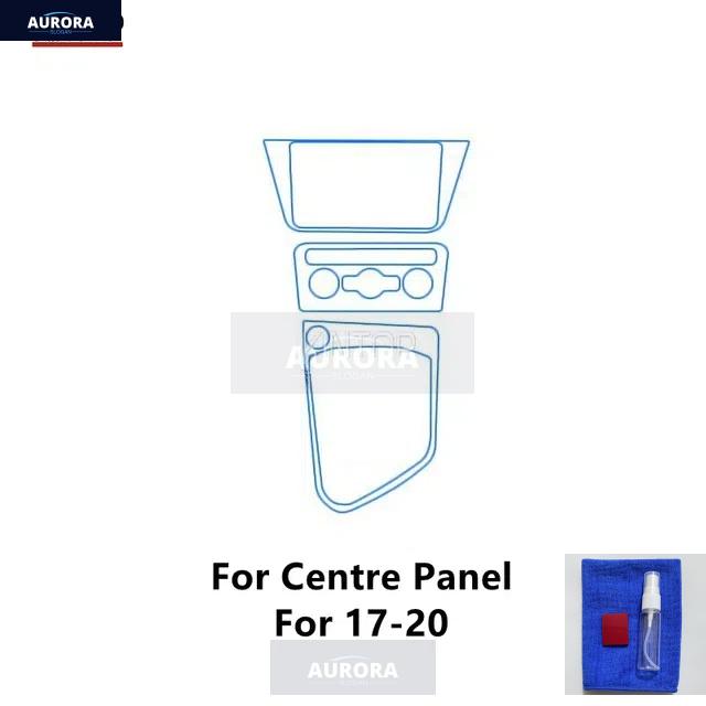 For VOLKSWAGEN TIGUAN ALLSPACE 17-22 Car Interior Center Console Transparent TPU Protective Film Anti-scratch Repair Film Refit