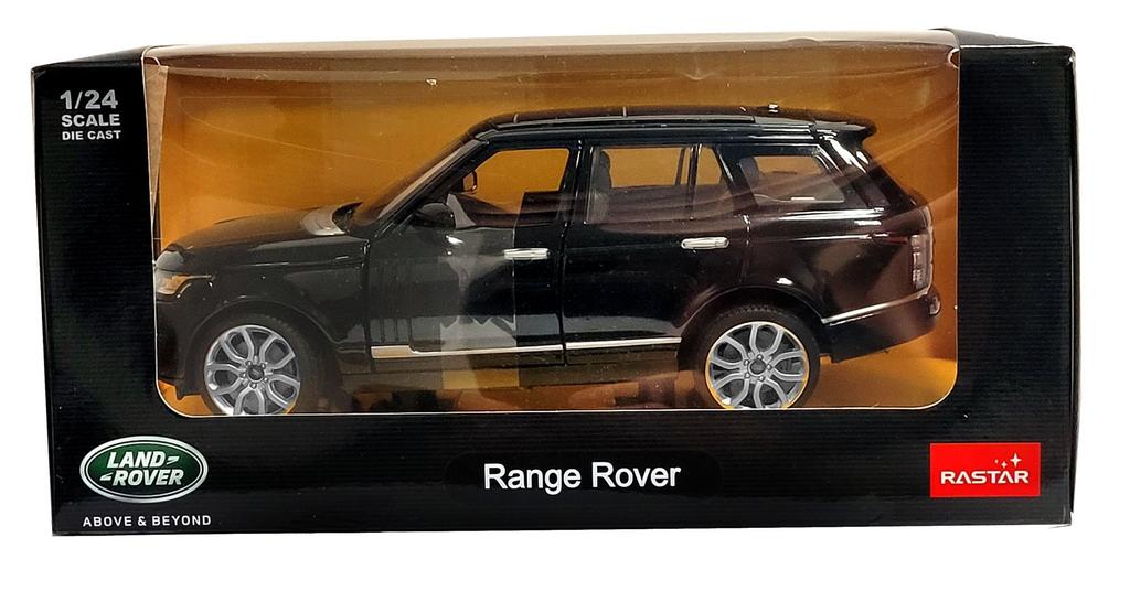 Range Rover Czarny Auto Metalowe Model Kolekcjonerski Skala 1:24