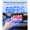 Jansite 9" Car Multimedia Player Carplay AI Voice Control IPS Screen GPS Navigation Bluetooth Support Horizontal/Vertical Screen