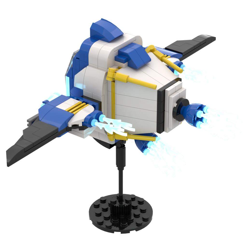 MOC Subnautic-a Seamoth Транспортное средство Подводная лодка Строительные блоки Исследование Глубокого моря Головастик Морские Игрушки для Образовательной Игрушки Рождественский Подарок