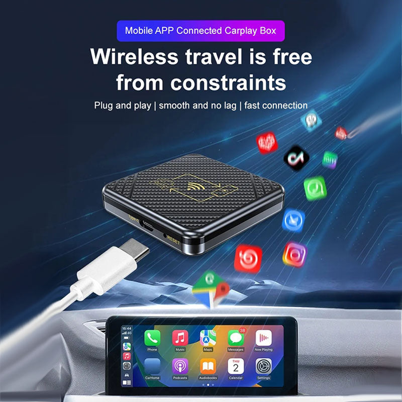 Автомобильный Connected Box 2in1 беспроводной CarPlay Dongle беспроводной Android Auto Verbindingska Radio с проводным CarPlay Plug and Play Ai Box