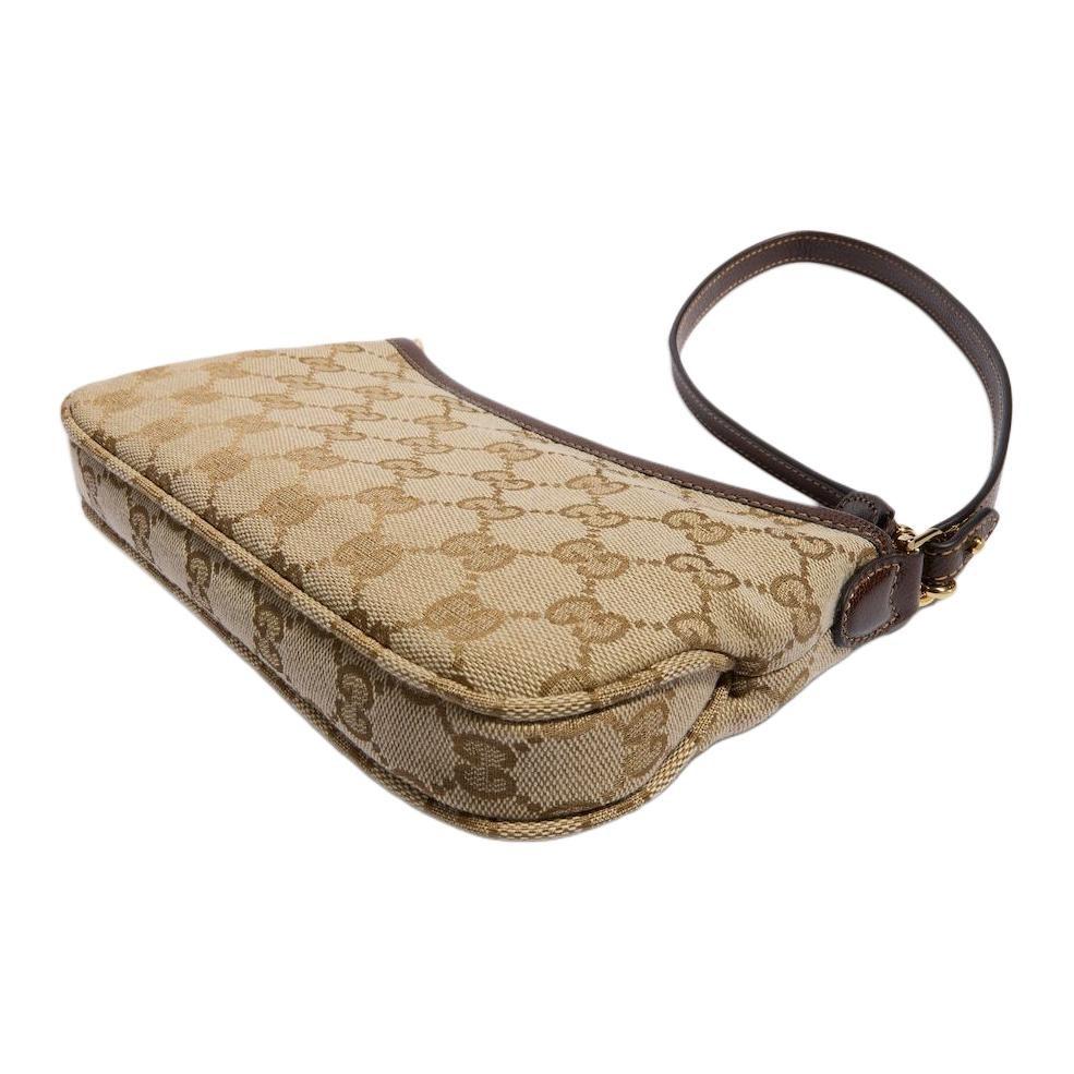 GUCCI Canvas Shoulder Bag Small Women's Sandy Brown 875847-FAFY1-9651