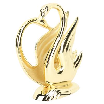 Золотой держатель для салфеток Элегантный современный диспенсер для салфеток Подставка из цинкового сплава Настольный держатель для салфеток для дома