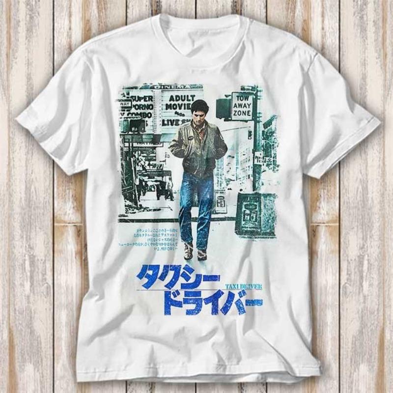 Japanese Taxi Driver Cult Movie Poster Mens Tshirt Summer New Item Suitable for Both Men and Women Casual Fashion Tshirt