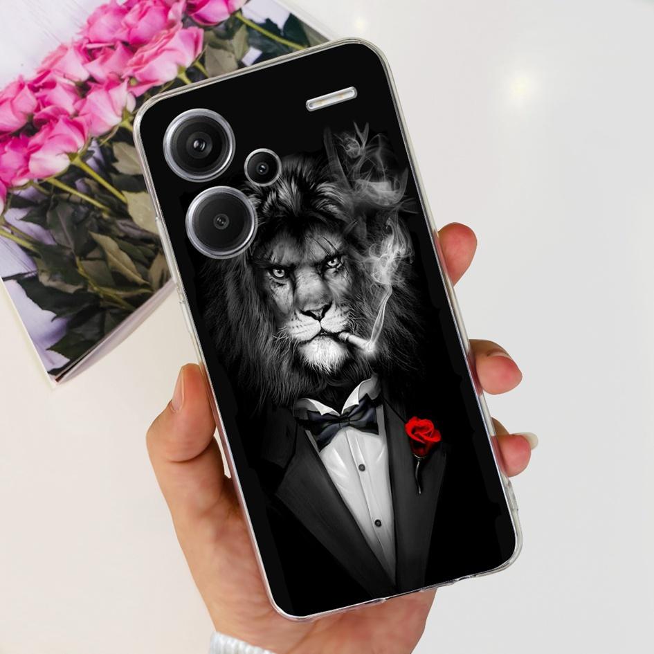 For Xiaomi Redmi Note 13 5G Case Luxury Marble Transparent Phone Cover For Redmi Note 13 Pro Plus Funda on Note 13 Pro 5G Bumper