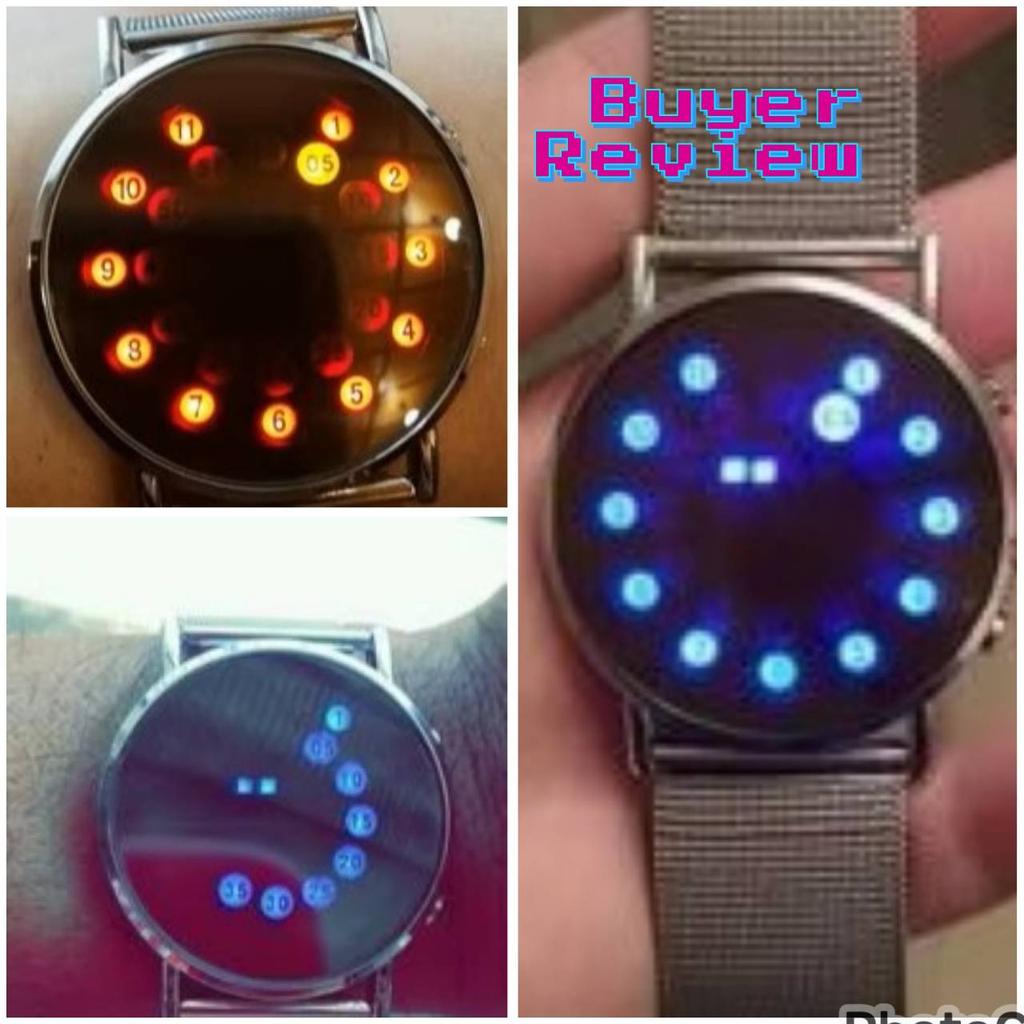 LED Fashion Cool Digital Watch Unisex Men Women Kid Watch Luxury Mesh Binary Digital Hour Clock Quartz Luminous