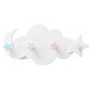 1 Pcs Creative Cute Star Moon Cloud Shape Nail-free Wall Clothes Hooks Kids Room Decorative Key Hanging Hanger Kitchen Storage Hook WBL