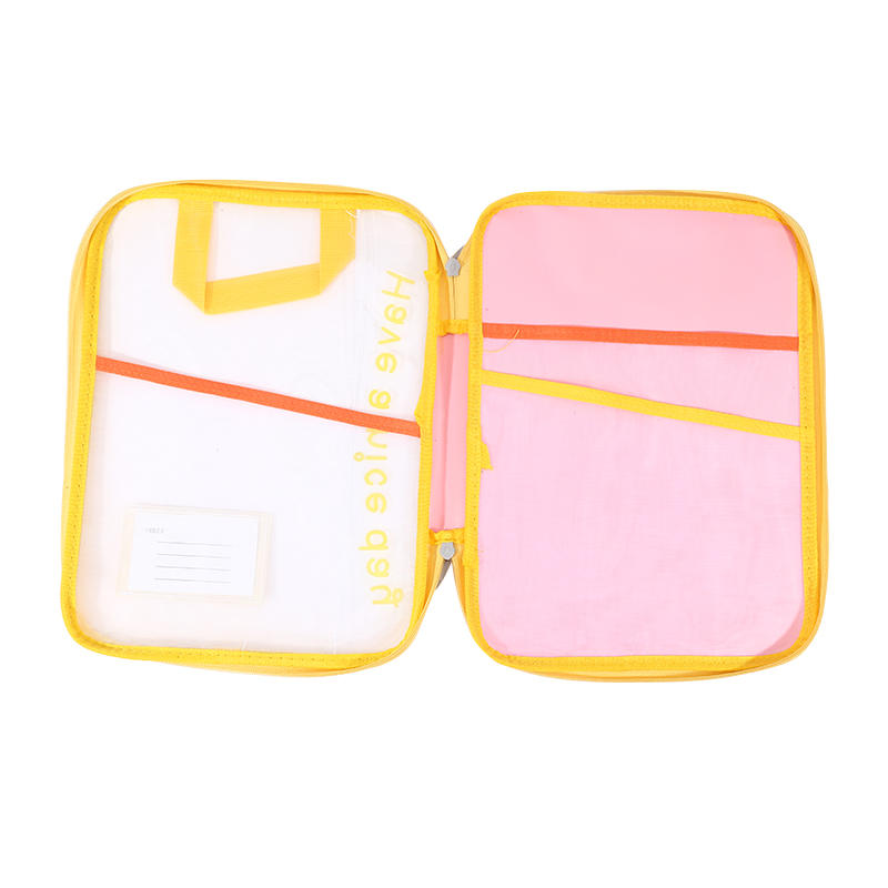 1PC Homework & College Papers Storage Pouch for Books Documents DIY Arts and Crafts Scrapbook Paper Transparent Zipper Document File Pouch