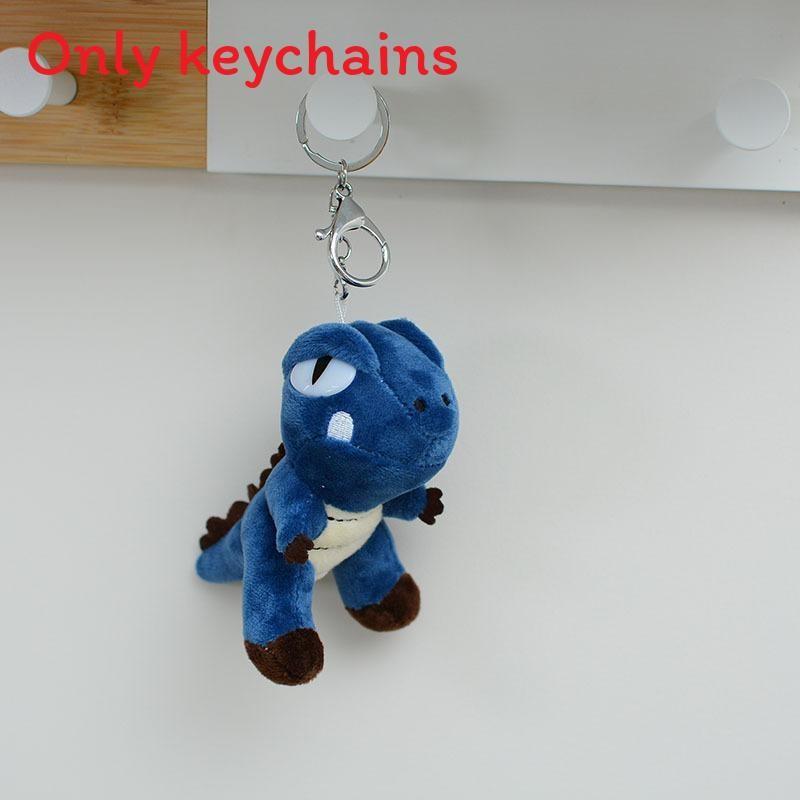 Плюшевый брелок Динозавр Рекс с вышивкой для украшения сумки и подарков