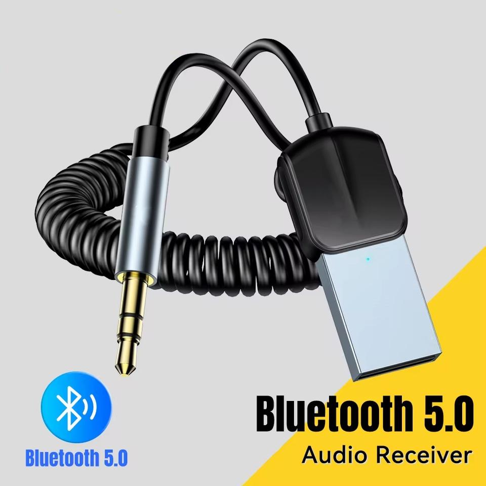 USB Bluetooth Aux адаптер Dongle USB на 3,5 мм разъем аудио беспроводной комплект громкой связи для автомобильного стереоприемника USB передатчик