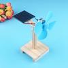 DIY Fan Skills Training Educational Toy Model Kit Wooden Puzzle Kids DIY Science Toy for Children