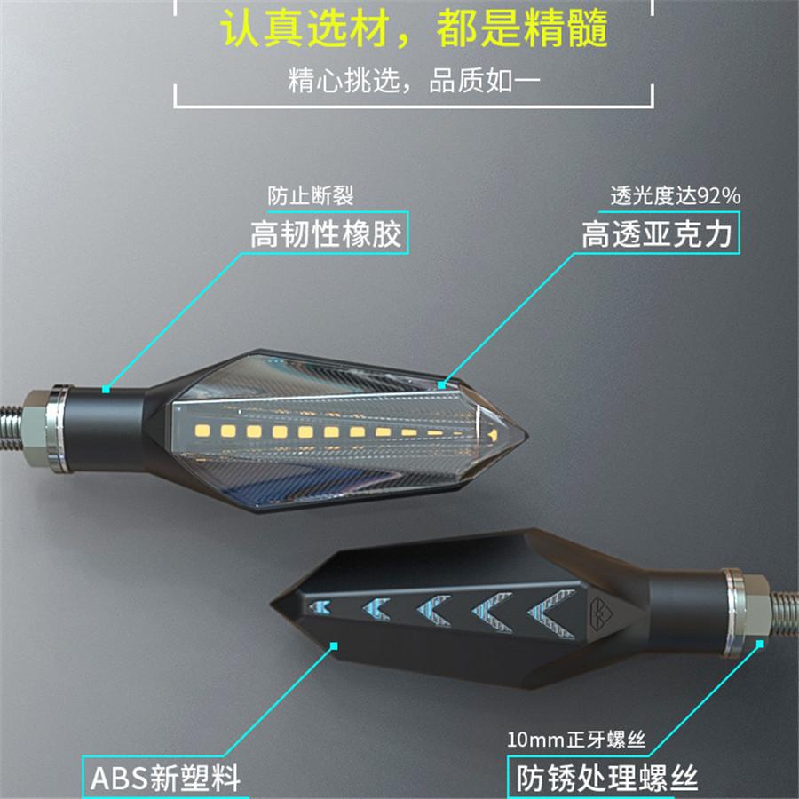 Светодиодный указатель поворота дух зверя мотоцикл подсветка 12В сборка сигнальной лампы мотор