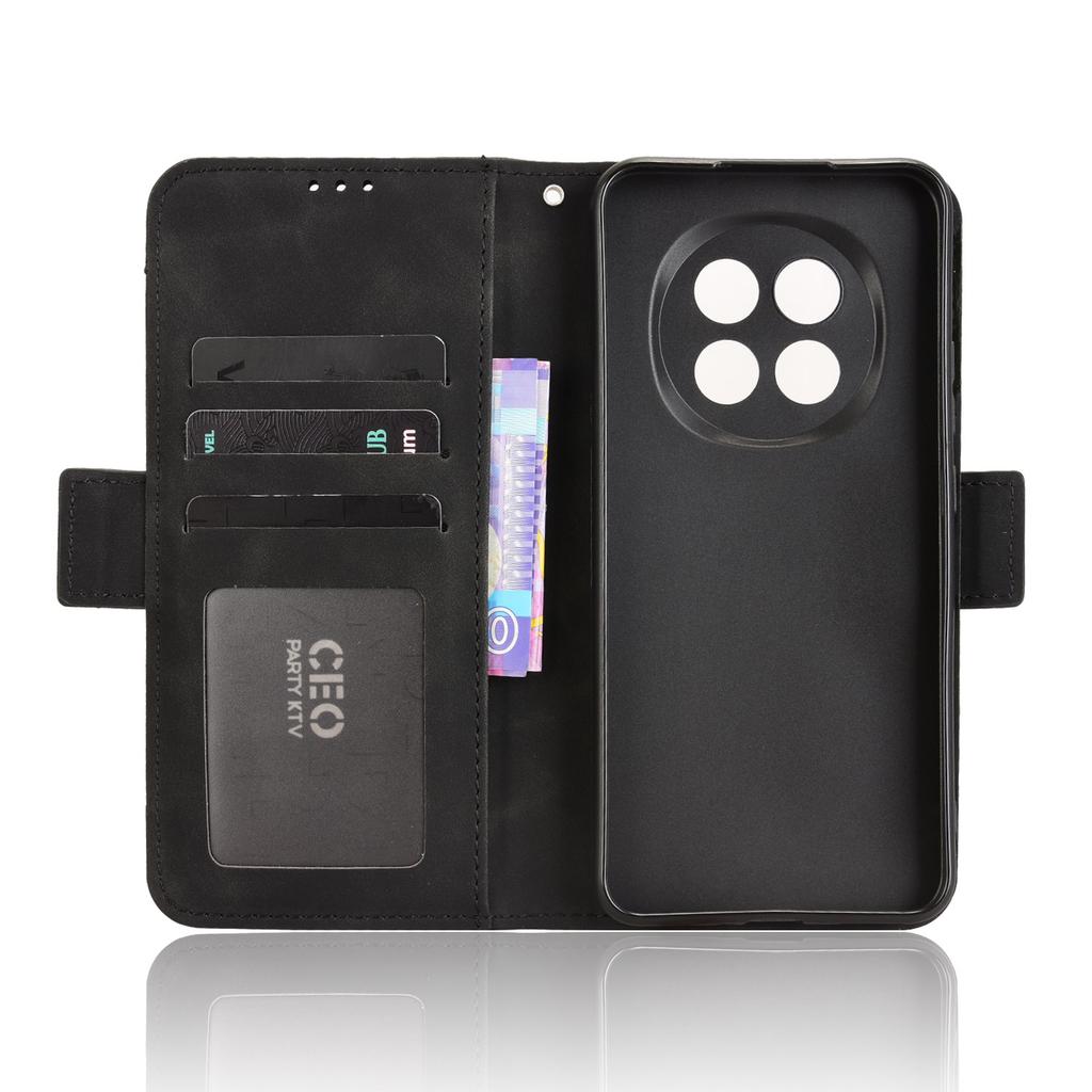 For Oppo A5 Pro 5G (China)/Oppo F29 Pro 5G (Global) Leather Case Phone Wallet Cover with Multiple Card Slots