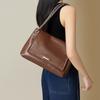 Red Dragonfly 2026 Large Capacity Cowhide Underarm Bag for Women with Burst Pattern Oil Wax Leather Handbag