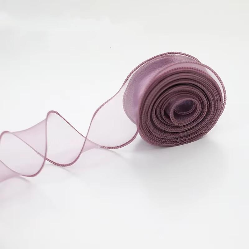 1 шт. 9 м/рулон шифоновая шелковая лента органза атлас для самостоятельного изготовления подарочной упаковки украшения свадебных букетов венков швейных принадлежностей