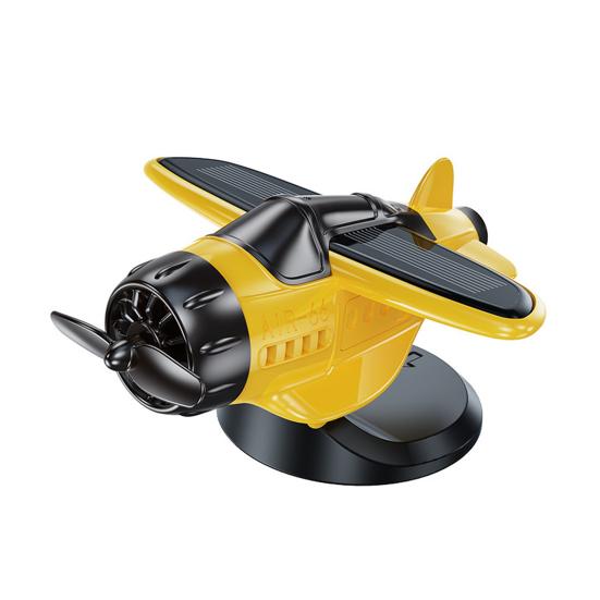 Солнечный автомобильный освежитель воздуха, украшение для приборной панели автомобиля, вращающийся самолет на солнечной батарее, аксессуары для приборной панели автомобиля