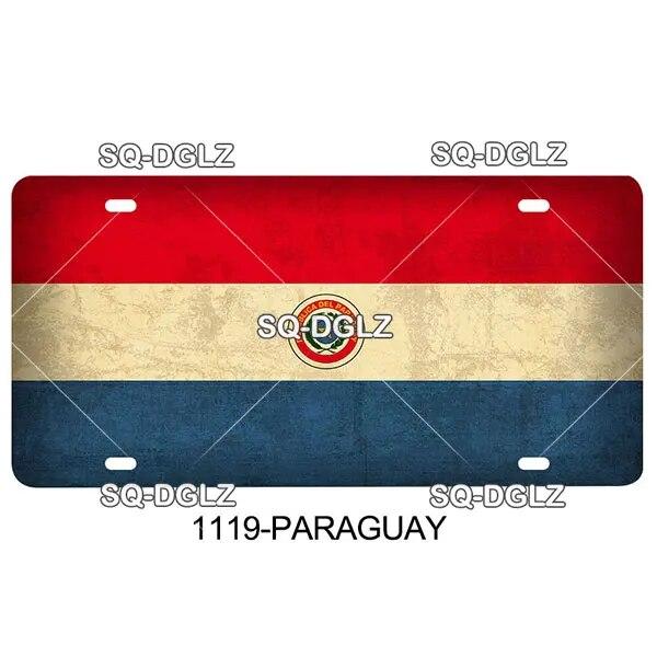 [SQ-DGLZ]P-S Country Flag 15x30cm Plate Metal Sign Vintage Tin Sign Wall Decor For Club Travel Poster Saudi Arabia/Russia