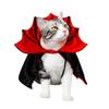 Bat Transformation Halloween Pet Costume Stand-collar Comfortable Small Dog Knight Cape Soft Fabric Adjustable Kitten Dress