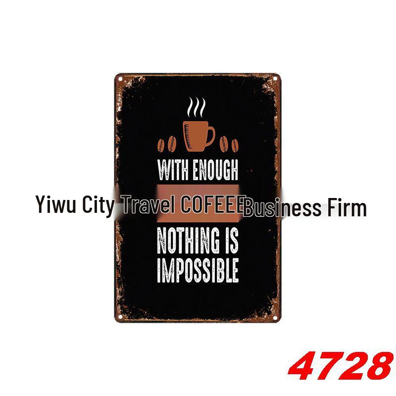 Retro Wine Tin Painting - Vintage Decor for Bar, Bedroom, or Coffee Shop