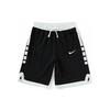 Elite Breathable Mid-Waist Straight Basketball Shorts Men Bottoms Black AJ3904-010