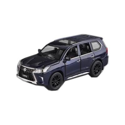 Для модели Lexus Mini Car Diecast Alloy Sound Light Pull Back Car Model Toy Toy Car Gift Present (Внедорожник LX570) 1/32 и