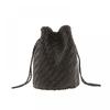 Dragon Diffusion 8838 Black Pom Pom Double Jump Shoulder Bag