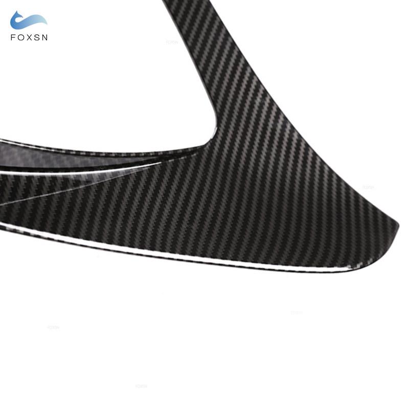 ABS углеродное волокно узор центр управления мультимедийная панель кнопок рамка крышка отделка для Mercedes Benz V Class V250 V260